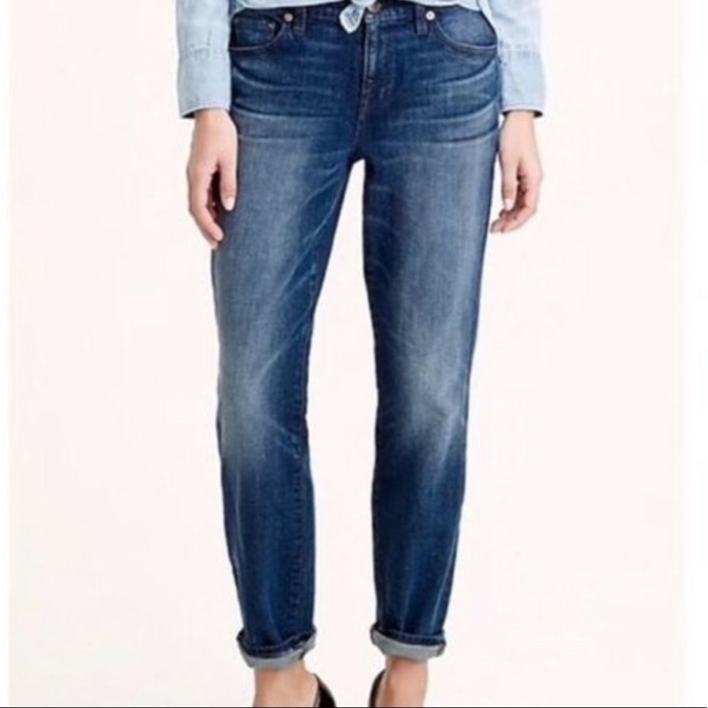 J. Crew broken in boyfriend relaxed straight fit jeans - Size 25 - NWT